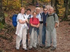 Bosque de hayas:la tribu al completo: Mara, Elisa, Elena, Urba, Jess y  Carlos 